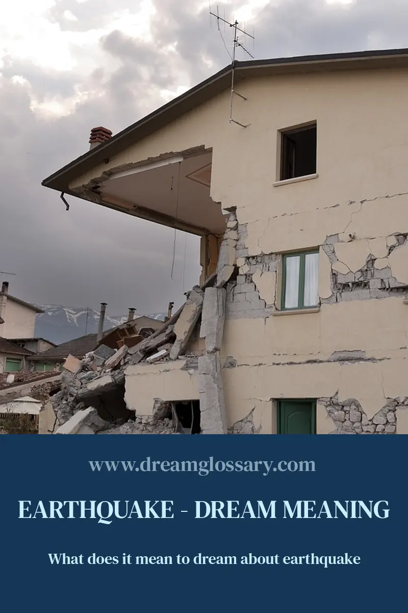Earthquake dream meaning