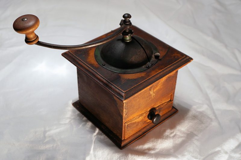 Old coffee grinder