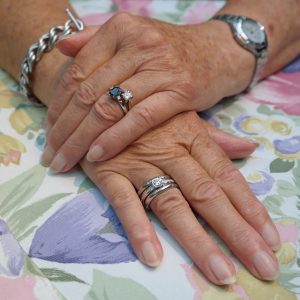 Fingernails of an old lady