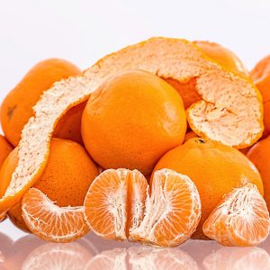 Mandarin fruit illustration