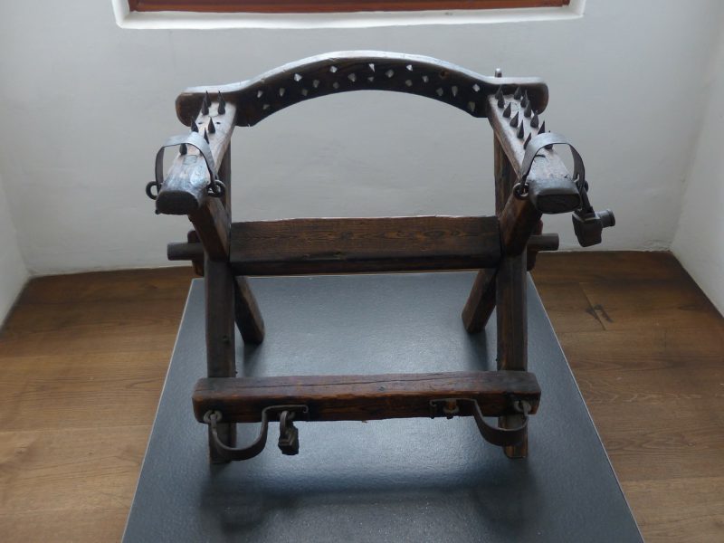 Torture aparatus in the museum