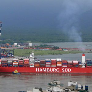 Large ship manuevering