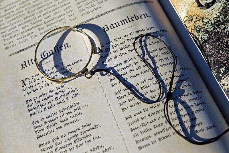Monocle for reading