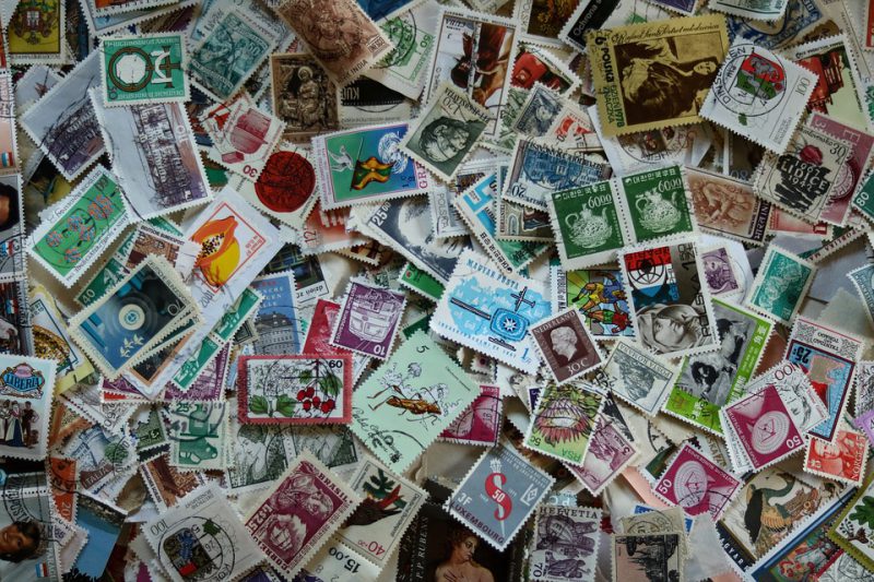 Collection of postage stamps