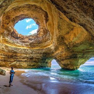 Algarve cave in Portugal