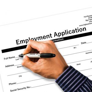 Job application form