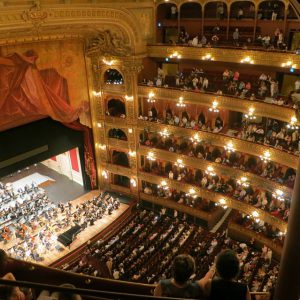 Concert opera performed in the theater