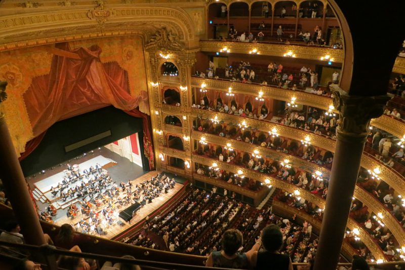 Concert opera performed in the theater