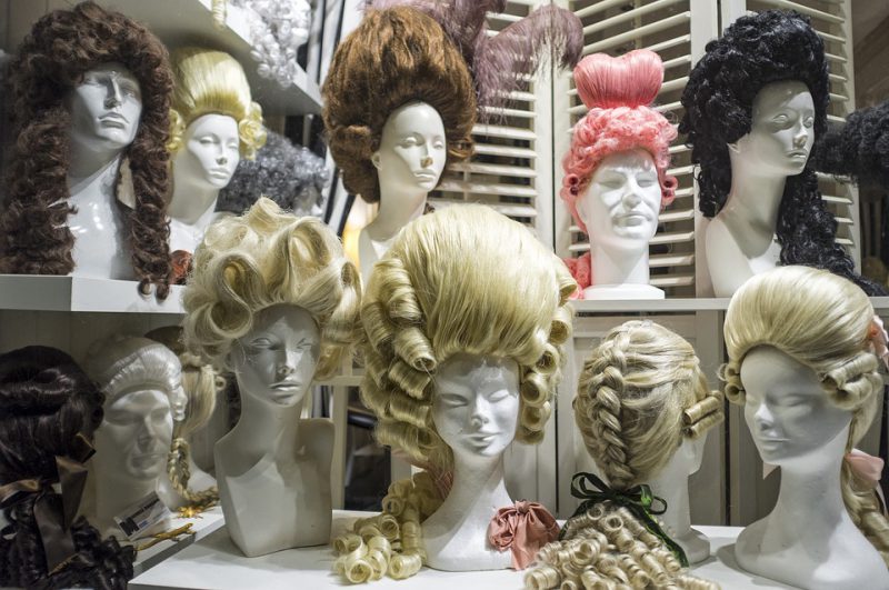 Wigs on dolls