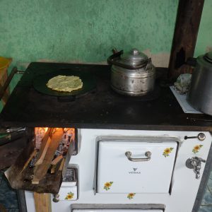 Old wood stove