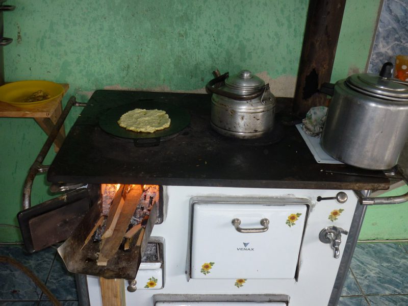 Old wood stove