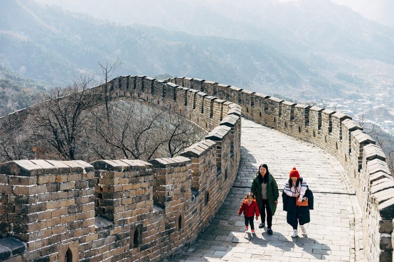 Visiting the Great Wall of China