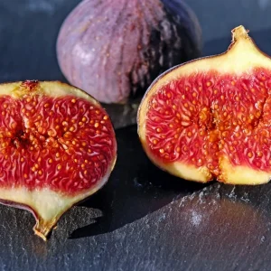 Fig cut in half