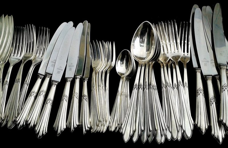 Silver cutlery