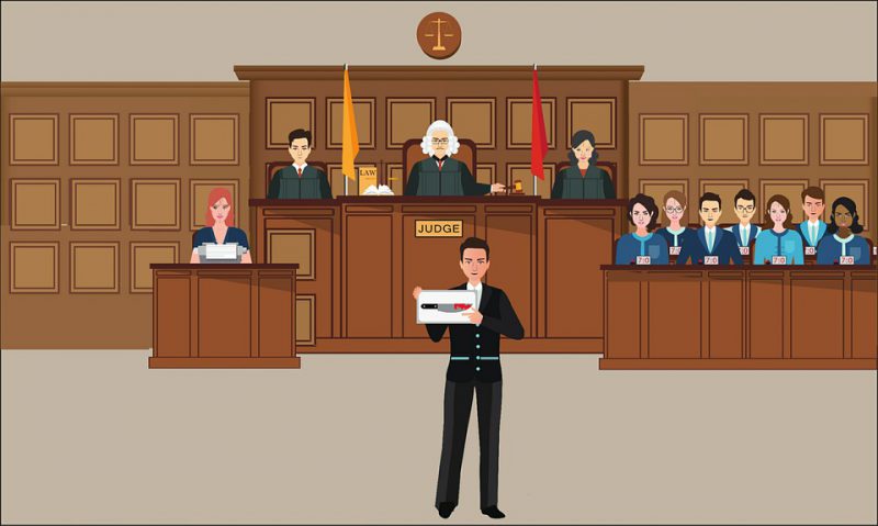Illustration of a court