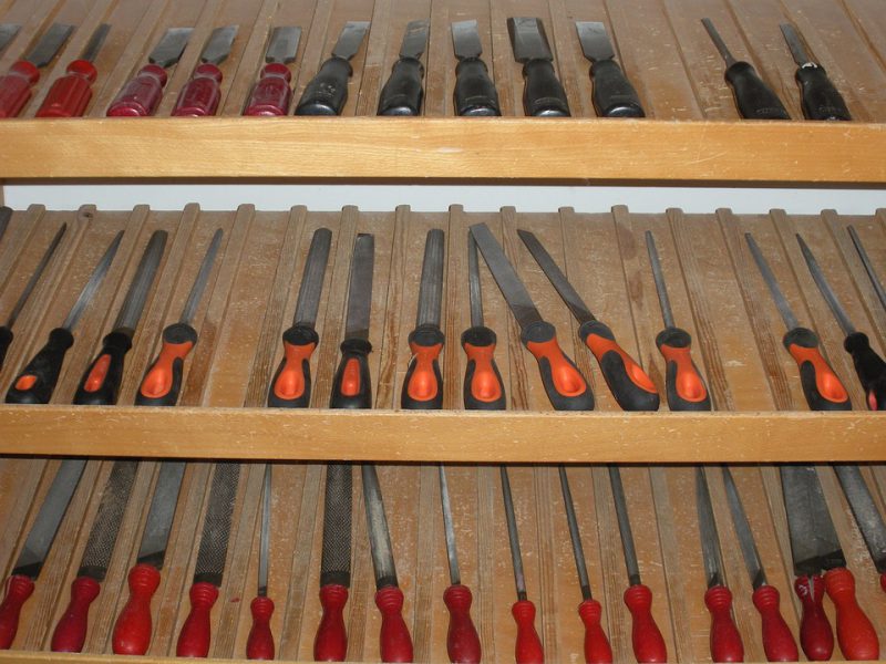 Carpentry tools in order
