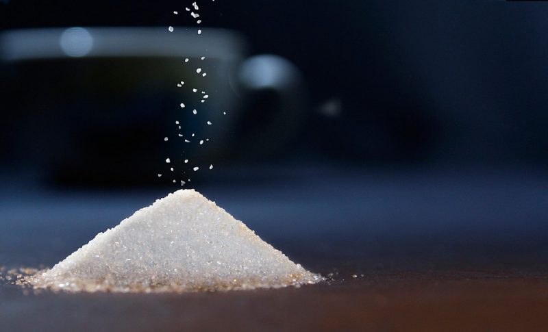 A pile of sugar