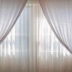 Curtain on the window