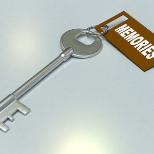 A key with a pendant