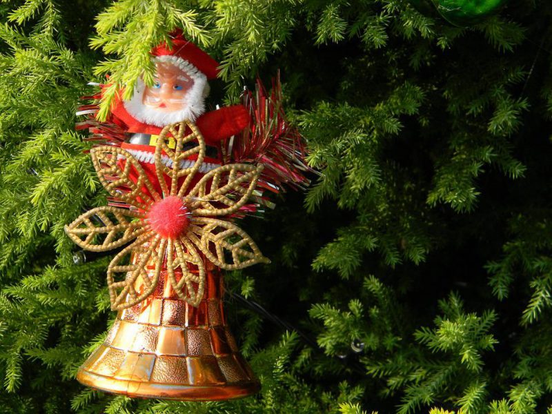 Christmas decoration on a Christmas tree