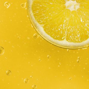 Yellow lemon juice