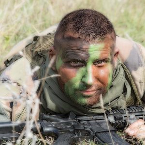 Man in military service