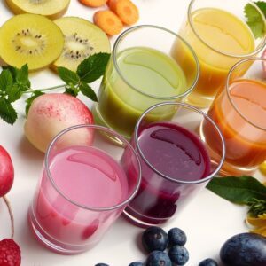 Juices from different fruits