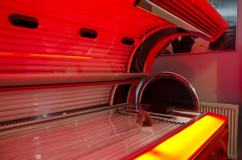 Solarium in a beauty salon